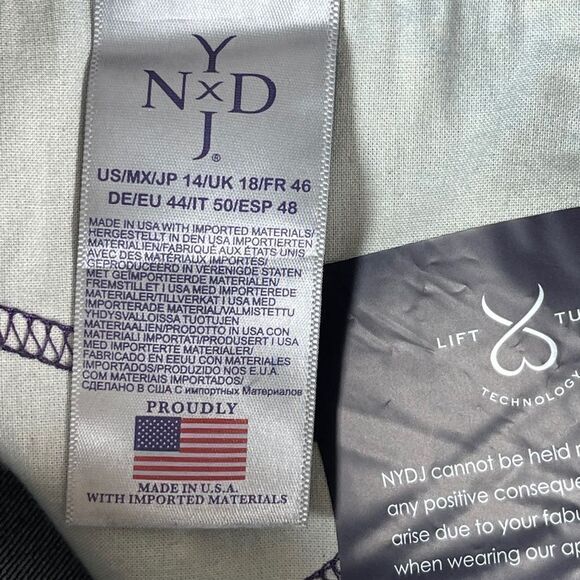 Not Your Daughters Jeans NWT Barbara High Waist Boot Cut Jeans Sz 14 - Picture 10 of 13